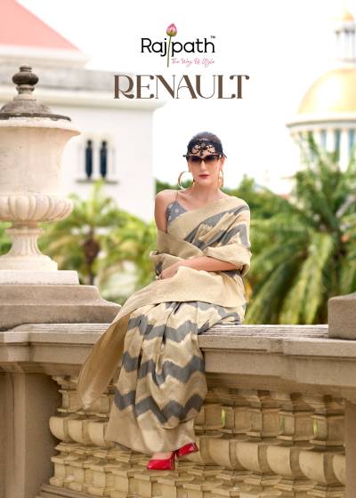 RAJPATH RENAULT 720001 TO 720006 DESIGNER COTTON SILK SAREE WHOLESALER IN INDIA